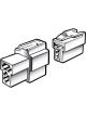 Narva 2 Way Male Quick Connector Housing With Terminals 20 Amp Pack of 2