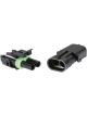 Narva 2 Way Waterproof Connector With Terminals & Seals Pack of 2