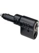 Narva Cigarette Lighter Plug With Adjustable Twin Accessory Sockets