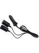 Narva Cigarette Lighter Plug w/Extended Leads & Twin Accessory Sockets