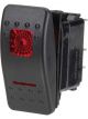 Narva 12 Volt Illuminated Off/Momentary (On) Sealed Rocker Switch Red