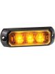 Narva 12/24V Low Profile High Powered LED Warning Light Amber 3x1 Watt
