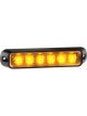 Narva 12/24V Low Profile High Powered LED Warning Light Amber 6x1 Watt