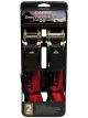 Carfit Ratchet Tie Down Strap Red 25mm x 3.6m Set of 2