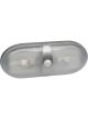 Narva Dual Interior Dome Lamp With Off/On Switch w/Silver Satin Finish