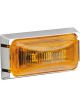 Narva 12 Volt LED External Cabin Lamp Amber With Chrome Base