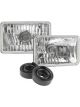 Narva Halogen Headlamp H4 Conversion Kit 165x100mm High/Low Beam Free Form