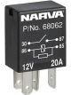 Narva 24V 10A Normally Open 4 Pin Micro Relay With Resistor