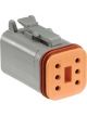 Narva 6 Way Male Waterproof Deutsch Connector Housing Pack of 10