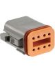 Narva 8 Way Male Waterproof Deutsch Connector Housing Pack of 10