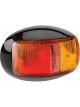 Narva 9–33 Volt Model 16 L.E.D Side Marker Lamp (Red/Amber) w/Oval Base