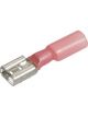 Narva 6.3 x 0.8mm Adhesive Lined Female Blade Terminal Red Pack of 50