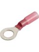 Narva 6.3mm Adhesive Lined Ring Terminal Red Pack of 50