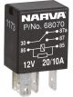 Narva 12V 20A/10A Change-Over 5 Pin Relay With Resistor