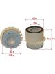 Sakura Finned Air Filter