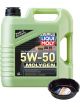 LIQUI MOLY Molygen New Generation 5W-50 4L + 6L Drip Tray