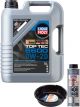 LIQUI MOLY Top Tec 6600 0W-20 5L Silver Service Kit + 6L Drip Tray