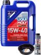 LIQUI MOLY Touring High Tech 15W-40 5L Silver Service Kit + 6L Drip Tray