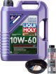 LIQUI MOLY Synthoil Race Tech GT1 10W-60 5L Silver Service Kit + 6L Drip Tray
