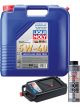 LIQUI MOLY Leichtlauf High Tech 5W-40 20L Silver Service Kit + 8L Drip Tray