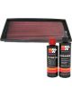 K&N Air Filter 33-2004 + Recharge Kit