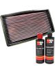 K&N Air Filter 33-2019 + Recharge Kit