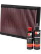 K&N Air Filter 33-2070 + Recharge Kit