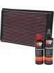 K&N Air Filter 33-2080 + Recharge Kit