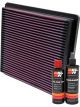 K&N Air Filter 33-2112 + Recharge Kit