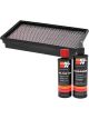 K&N Air Filter 33-2127 + Recharge Kit