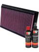K&N Air Filter 33-2157 + Recharge Kit