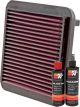 K&N Air Filter 33-2186 + Recharge Kit