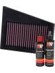 K&N Air Filter 33-2194 + Recharge Kit