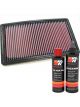 K&N Air Filter 33-2223 + Recharge Kit