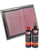 K&N Air Filter 33-2227 + Recharge Kit