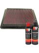 K&N Air Filter 33-2289 + Recharge Kit