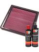 K&N Air Filter 33-2297 + Recharge Kit