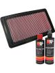 K&N Air Filter 33-2309 + Recharge Kit