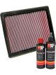 K&N Air Filter 33-2314 + Recharge Kit