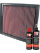 K&N Air Filter 33-2319 + Recharge Kit
