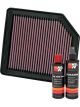 K&N Air Filter 33-2342 + Recharge Kit