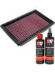 K&N Air Filter 33-2351 + Recharge Kit