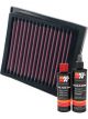 K&N Air Filter 33-2359 + Recharge Kit