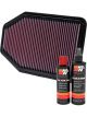 K&N Air Filter 33-2364 + Recharge Kit