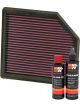 K&N Air Filter 33-2365 + Recharge Kit