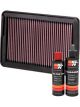 K&N Air Filter 33-2378 + Recharge Kit
