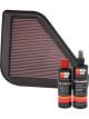 K&N Air Filter 33-2394 + Recharge Kit