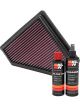 K&N Air Filter 33-2401 + Recharge Kit