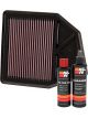 K&N Air Filter 33-2402 + Recharge Kit