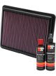 K&N Air Filter 33-2403 + Recharge Kit
